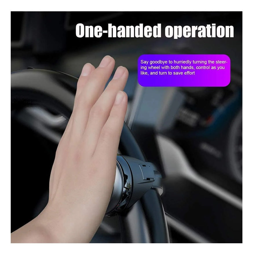 Universal Car Steering Knob, Car Steering Wheel Knob, Steering Wheel Spinner Knob, 360° Rotation Booster (3R Original)