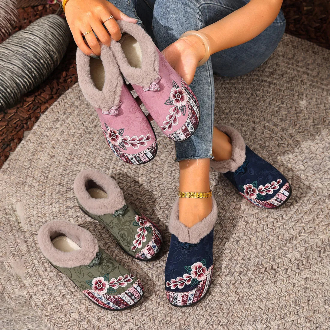 Women's soft-soled non-slip warm cotton boots