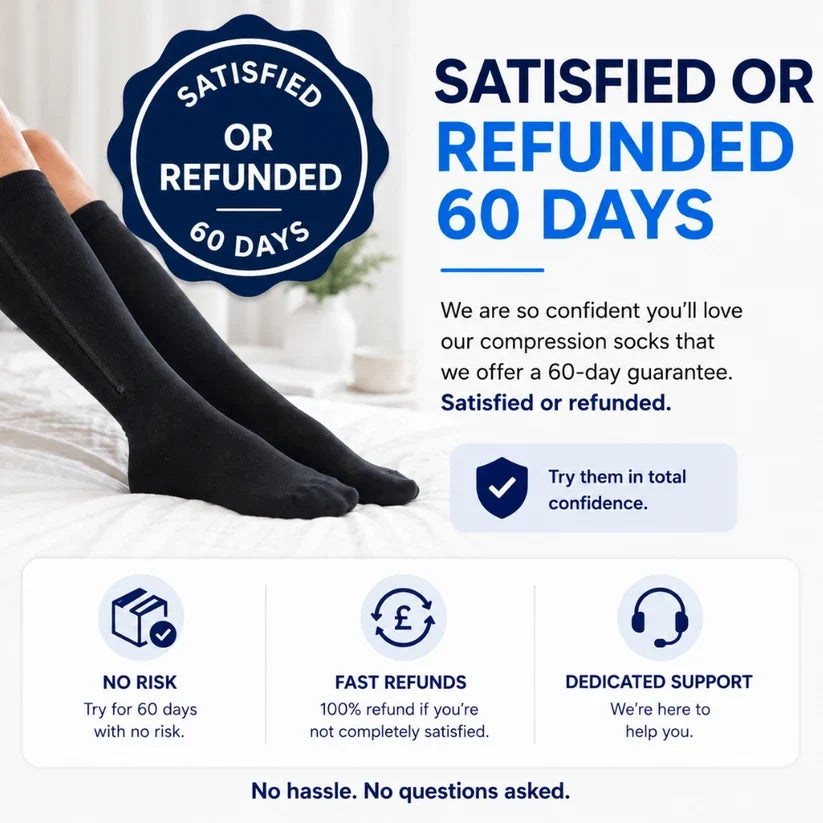 Zip-Up Compression Socks