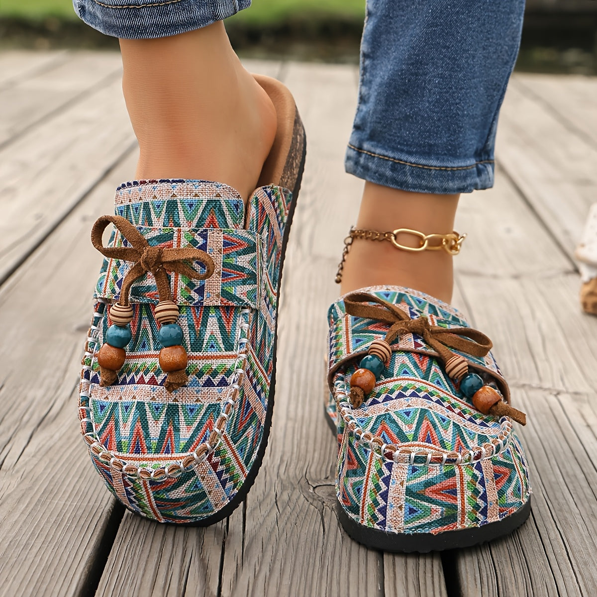 Wide Toe Orthopedic Comfort Mules