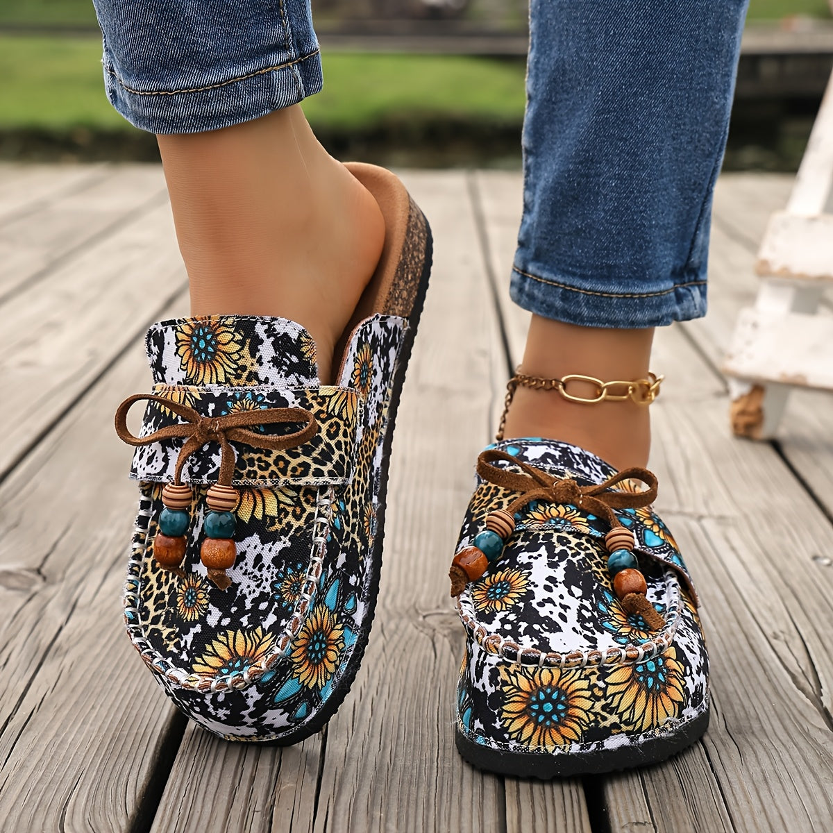 Wide Toe Orthopedic Comfort Mules