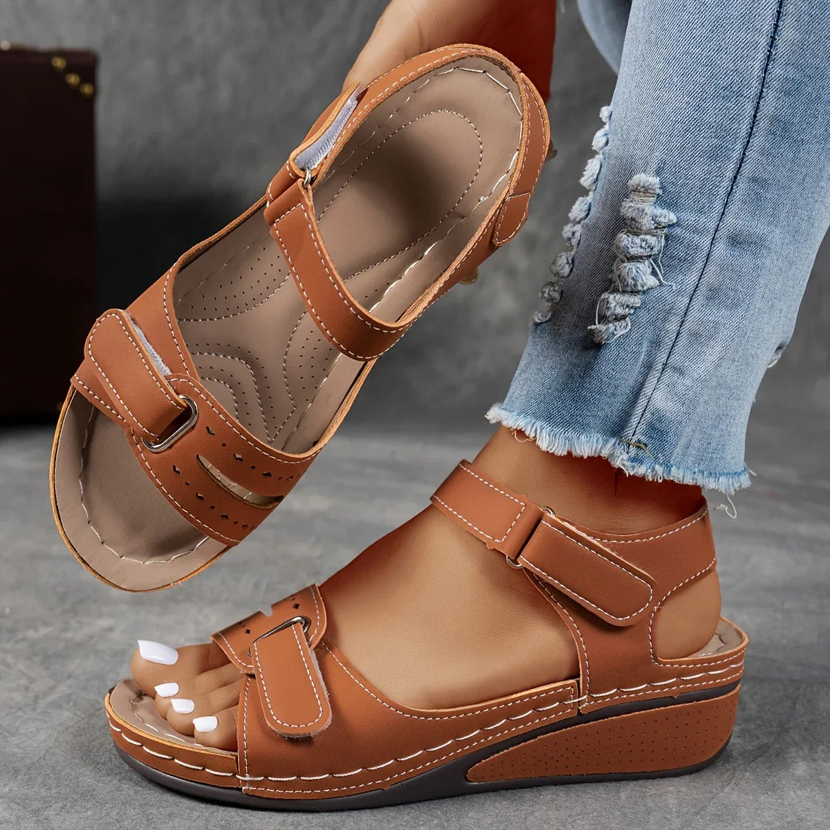 🔥Last Day Deal 50% OFF🔥 - WOMEN'S COMFORTABLE ORTHOPEDIC SANDALS