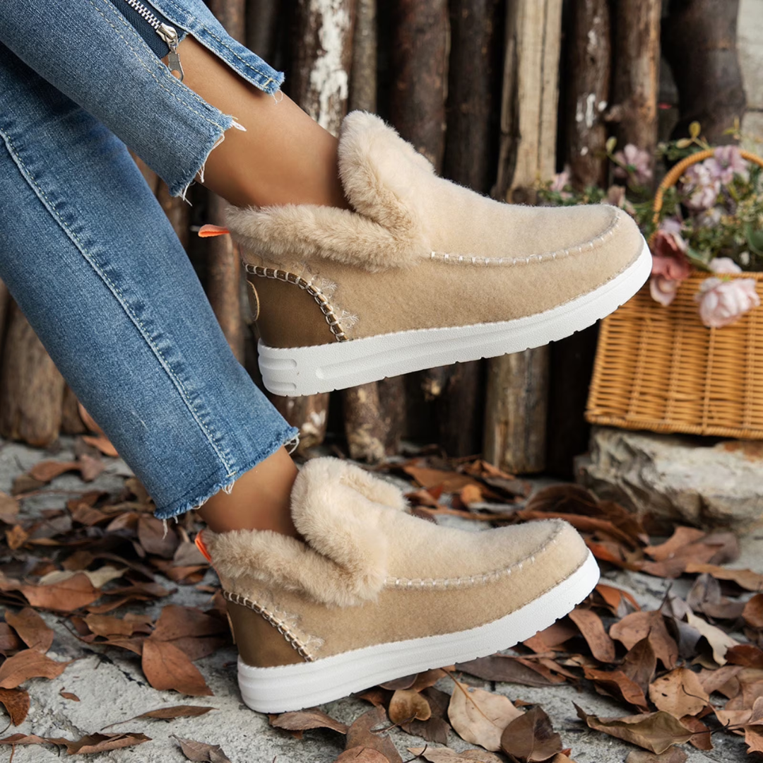 CozyStep™ Orthopedic Fleece Slip-On Boots