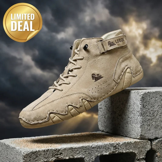 Hand-Sewn Soft Leather Casual Shoes