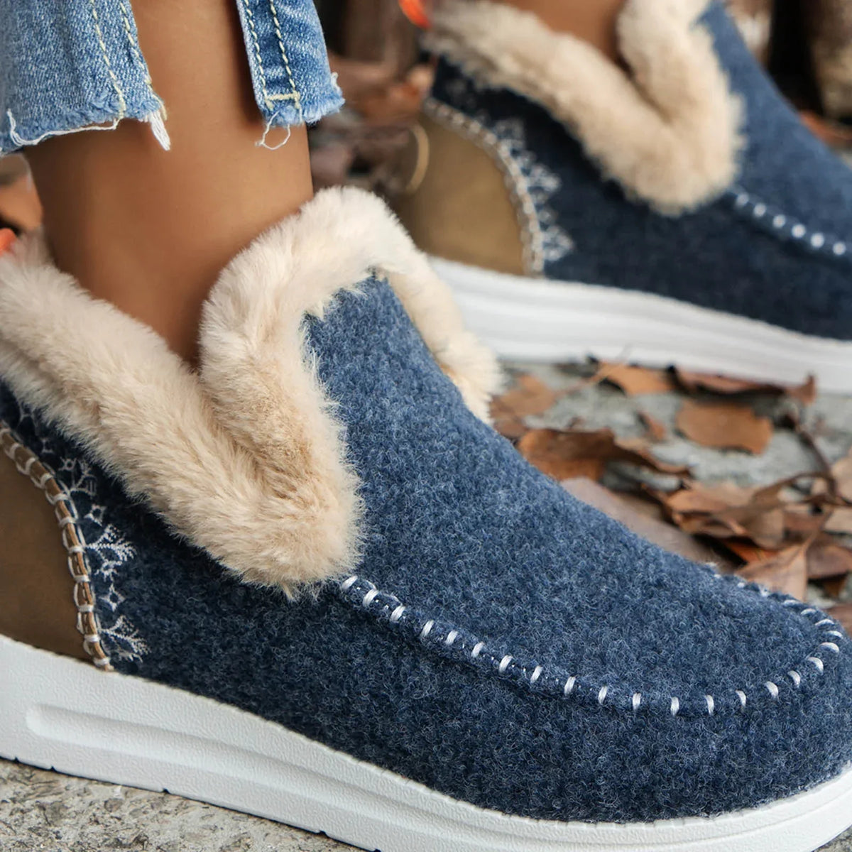 CozyStep™ Orthopedic Fleece Slip-On Boots
