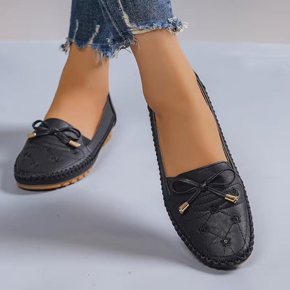 Women’s Supportive Orthopedic Flats – Lightweight Anti-Slip Shoes for Foot Comfort