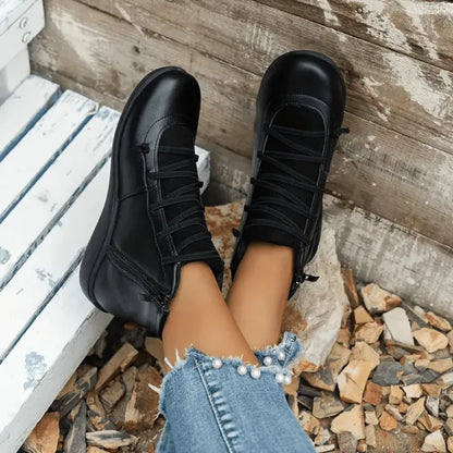 Women's Comfortable Handmade Leather Foot Support Boots