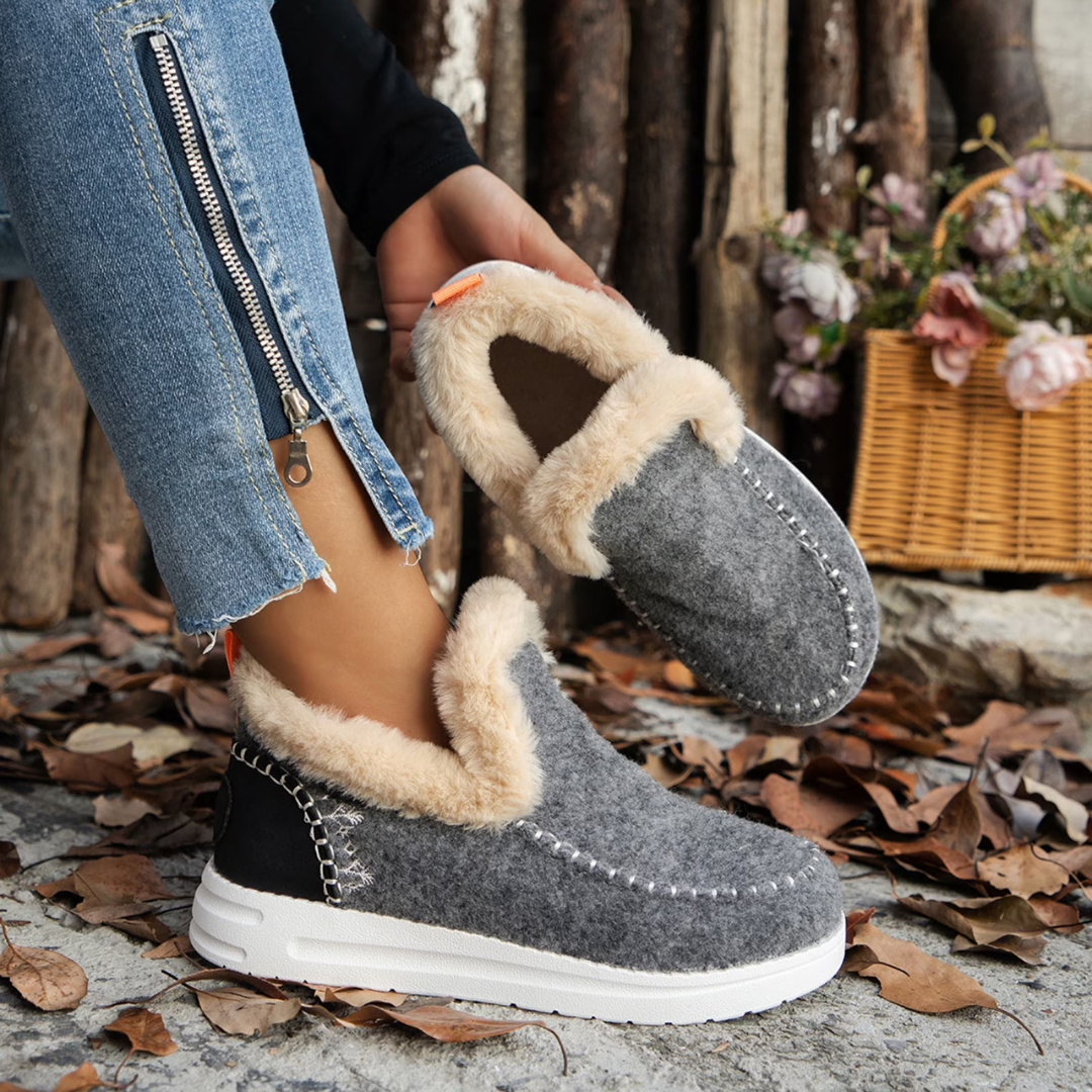 CozyStep™ Orthopedic Fleece Slip-On Boots