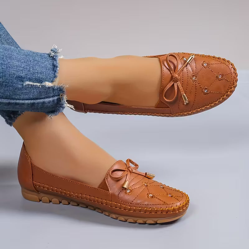 Women’s Supportive Orthopedic Flats – Lightweight Anti-Slip Shoes for Foot Comfort
