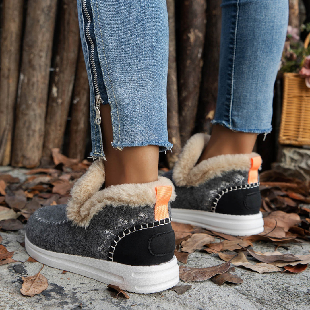 CozyStep™ Orthopedic Fleece Slip-On Boots