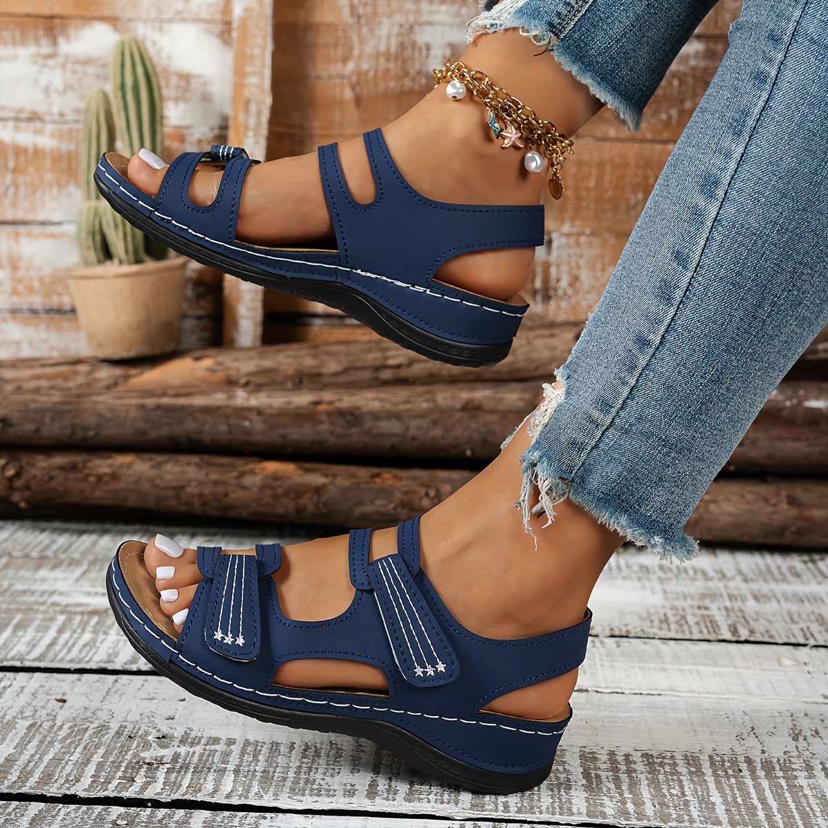 🔥Summer Sale  50% OFF🔥Women's orthopedic sandals with thick, comfortable, and soft soles.