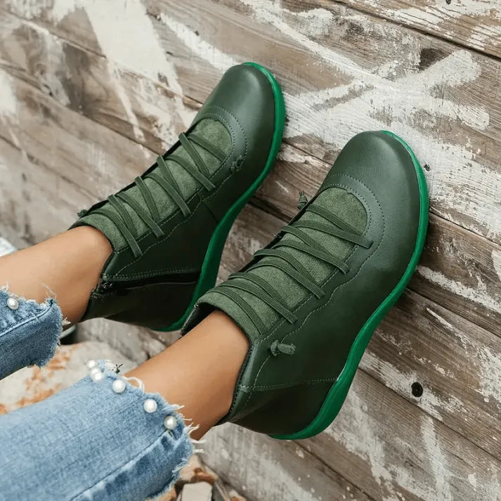 Women's Comfortable Handmade Leather Foot Support Boots