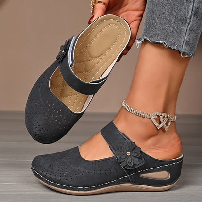 Orthopedic Wide-Toe Wedge Sandals