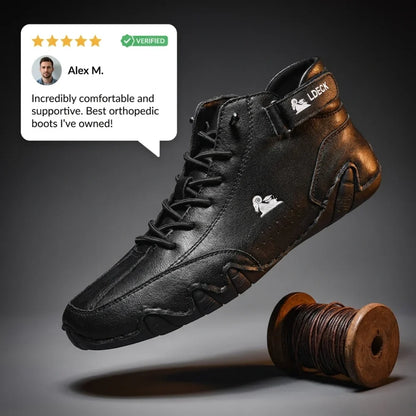 Hand-Sewn Soft Leather Casual Shoes