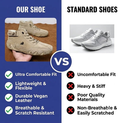 Hand-Sewn Soft Leather Casual Shoes