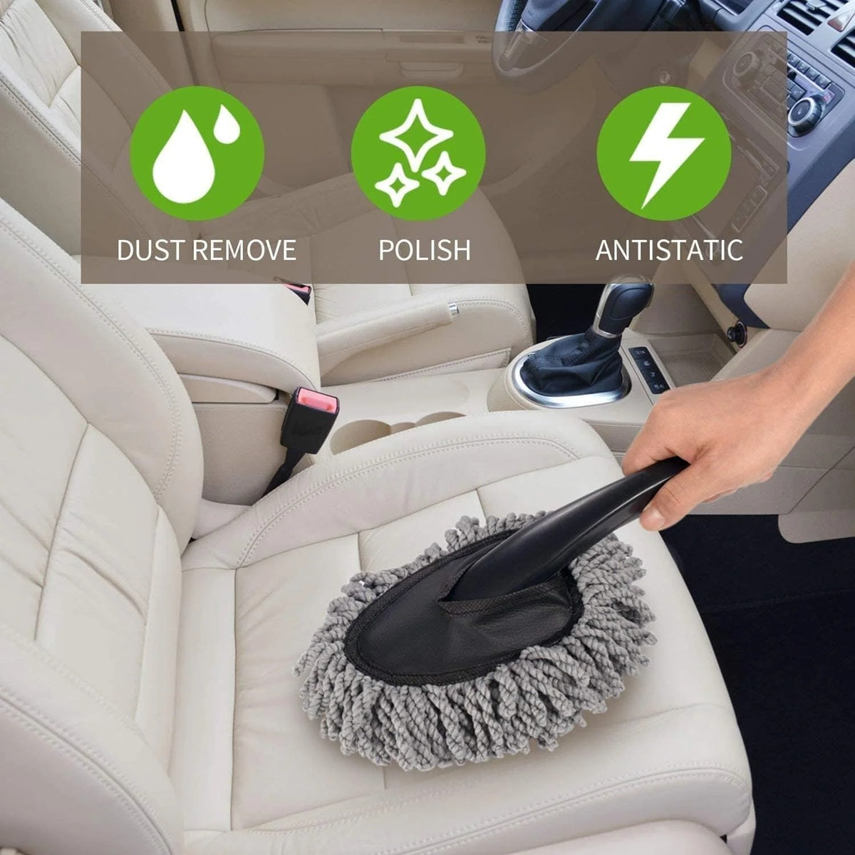 (Combo Pack Of 6 pcs) + 2 Pcs Glass Detergent Cleaning Tablets Free | Car Essential Cleaning Kit