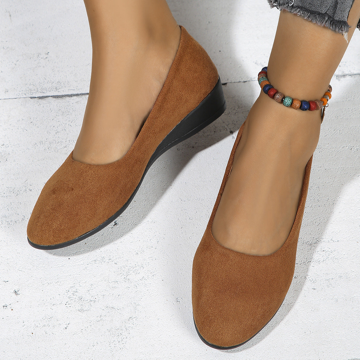 Comfortable, lightweight, anti-slip, breathable orthopedic flat shoes for women