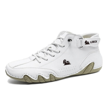 Hand-Sewn Soft Leather Casual Shoes