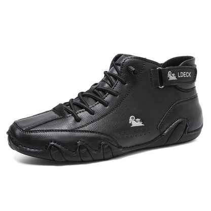 Hand-Sewn Soft Leather Casual Shoes