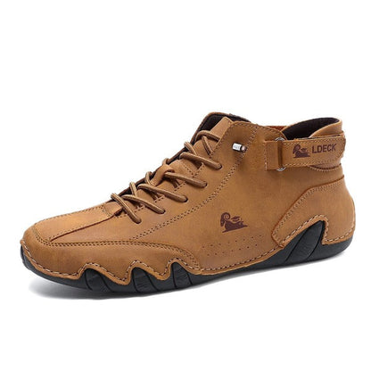 Hand-Sewn Soft Leather Casual Shoes