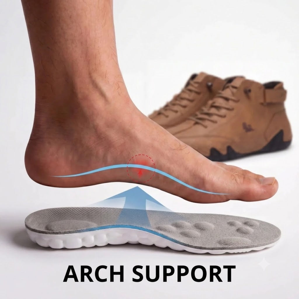 Hand-Sewn Soft Leather Casual Shoes
