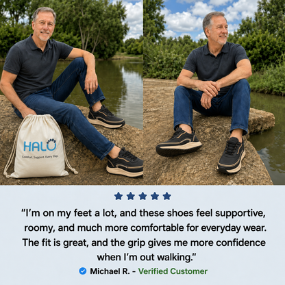 Men’s Orthopedic Comfort Shoes – All-Day Pain Relief & Support