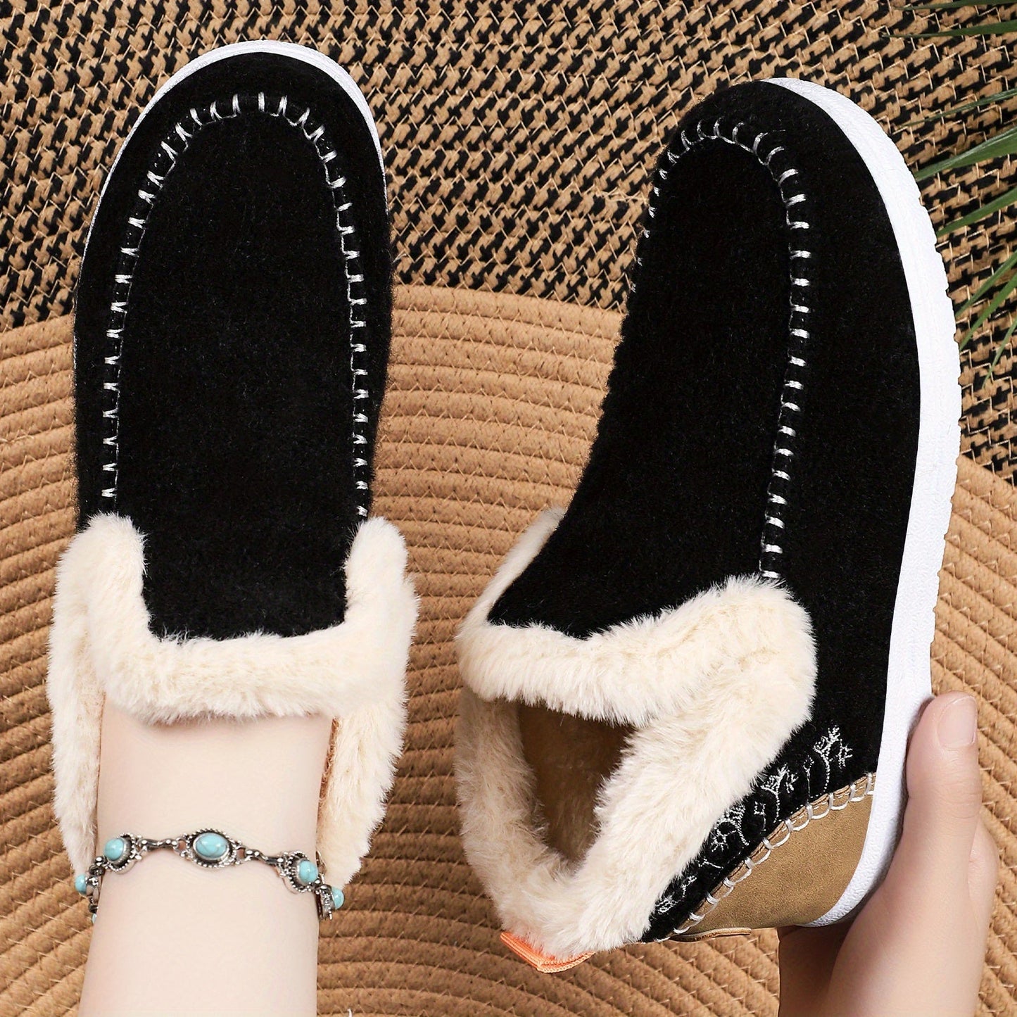 CozyStep™ Orthopedic Fleece Slip-On Boots