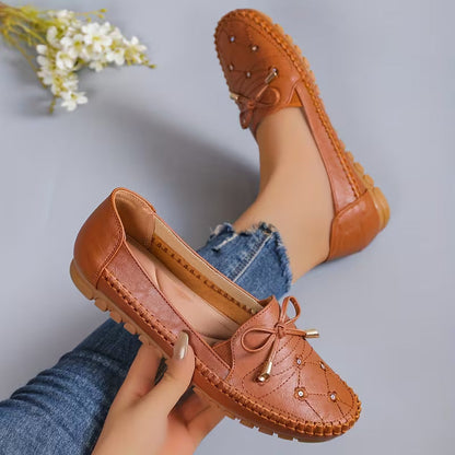 Women’s Supportive Orthopedic Flats – Lightweight Anti-Slip Shoes for Foot Comfort
