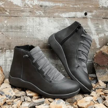 Women's Comfortable Handmade Leather Foot Support Boots