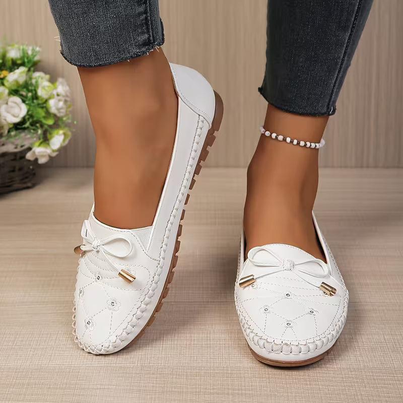 Women’s Supportive Orthopedic Flats – Lightweight Anti-Slip Shoes for Foot Comfort