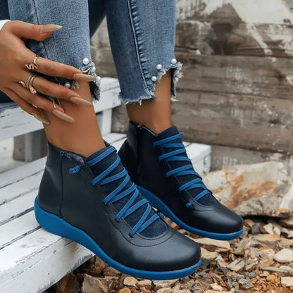Women's Comfortable Handmade Leather Foot Support Boots
